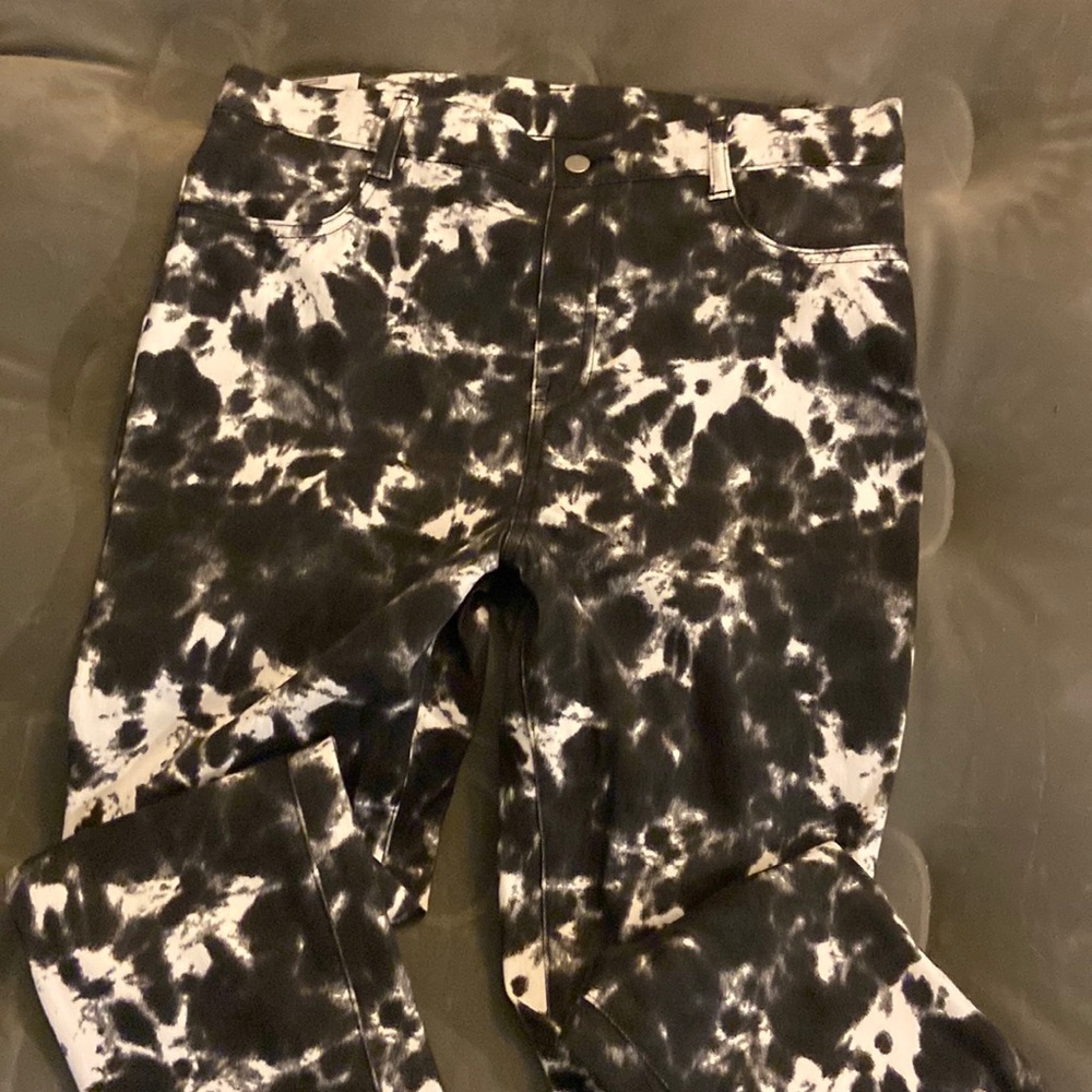 Time and true high rise stretch fitted pants size L 12/14